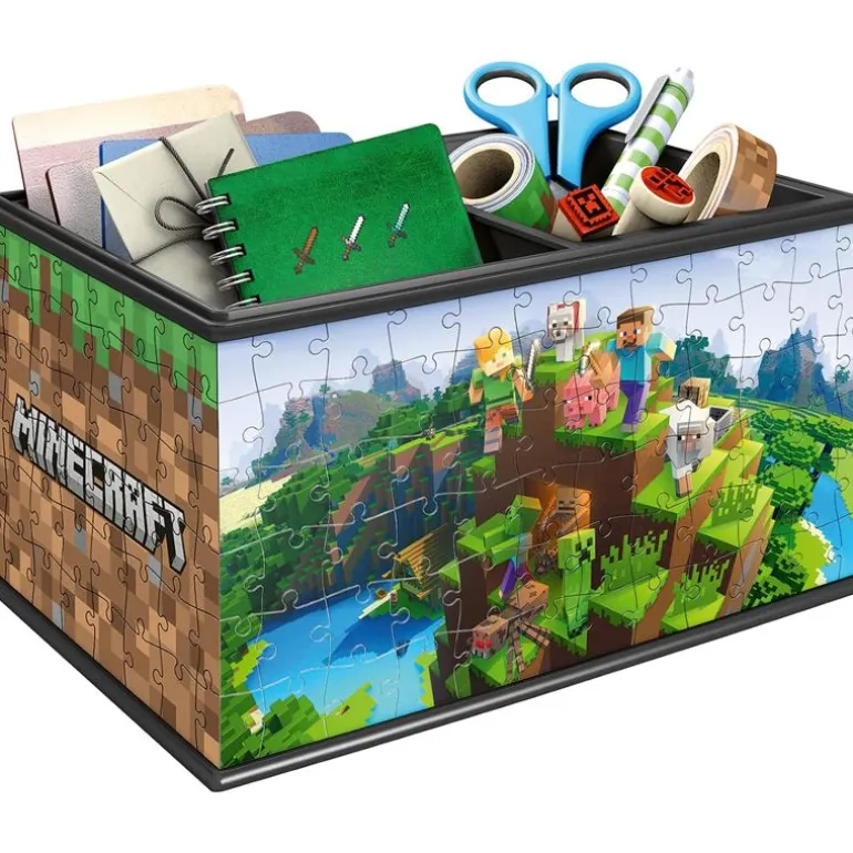 Ravensburger 3D Puslespill 108 Deler - Minecraft Skattekiste