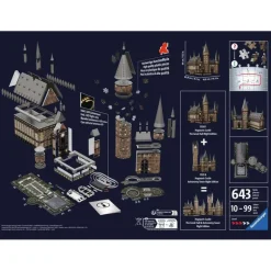 Ravensburger 3D Puslespill 540 Brikker - Galtvort Slott