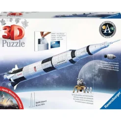 Ravensburger 3D Puslespill 504 Brikker - Apollo Saturn V