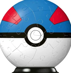 Ravensburger 3D Puslespill 55 Brikker - Pokémon Great Ball