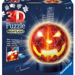 Ravensburger 3D Puslespill 72 Brikker - Gresskar Nattlys