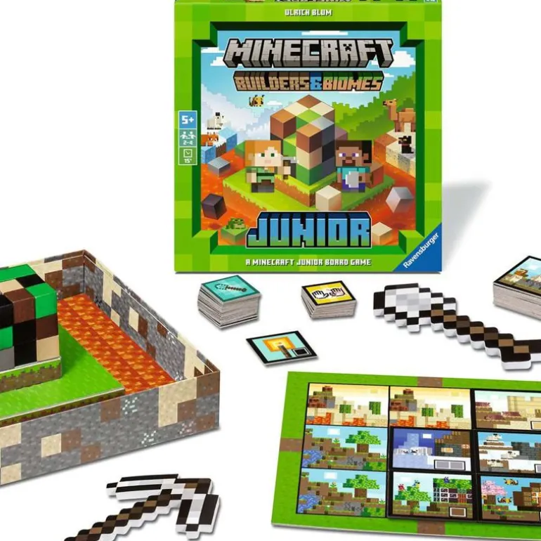 Ravensburger Junior Brettspill (NO) - Minecraft: Builders & Biomes
