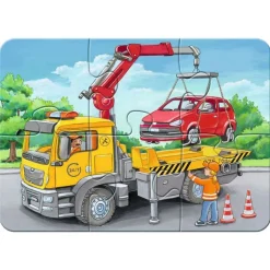 Ravensburger Mitt Første Puslespill 2/4/6/8 Brikker - Utrykningskjøretøy