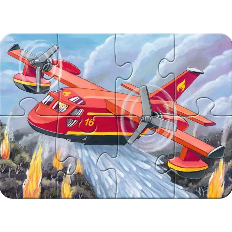 Ravensburger Mitt Første Puslespill 2/4/6/8 Brikker - Utrykningskjøretøy
