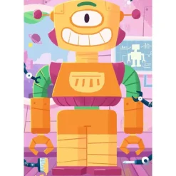 Ravensburger Mix & Match Puslespill 3x24 Brikker - Søte Roboter