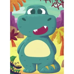 Ravensburger Mix & Match Puslespill 3x24 Brikker - Søte Dinosaurer
