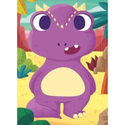 Ravensburger Mix & Match Puslespill 3x24 Brikker - Søte Dinosaurer