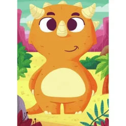 Ravensburger Mix & Match Puslespill 3x24 Brikker - Søte Dinosaurer