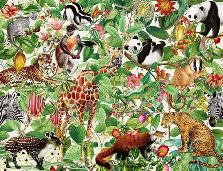 Ravensburger Puslespill 2000 Brikker - Jungel