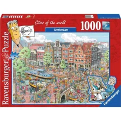 Ravensburger Puslespill 1000 Brikker - Amsterdam