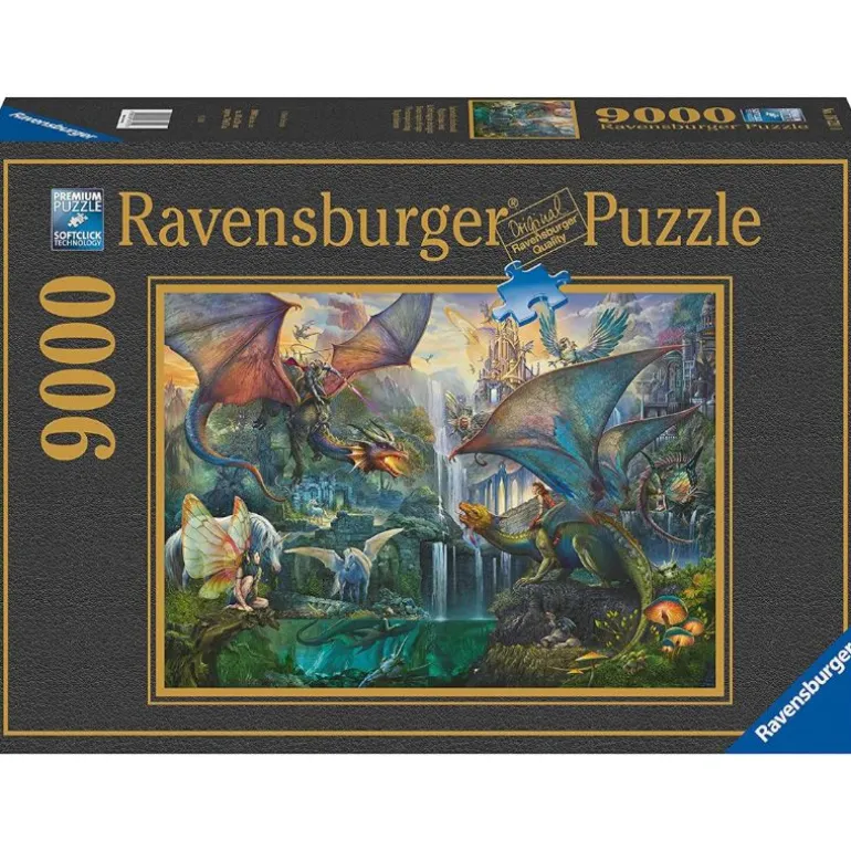Ravensburger Puslespill 9000 Brikker - Magisk Skog: Drager