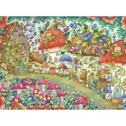 Ravensburger Puslespill 1000 Brikker - Blomstrete Sopphus