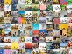 Ravensburger Puslespill 1500 Brikker - 99 Sykkelmotiver