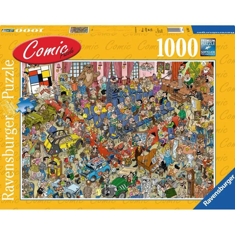 Ravensburger Puslespill 1000 Brikker - Auksjon Comic