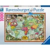 Ravensburger Puslespill 1000 Brikker - Sykkeltur Verden Rundt