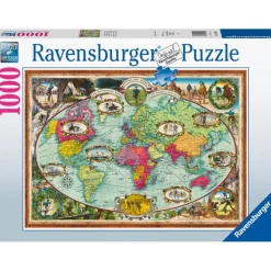 Ravensburger Puslespill 1000 Brikker - Sykkeltur Verden Rundt