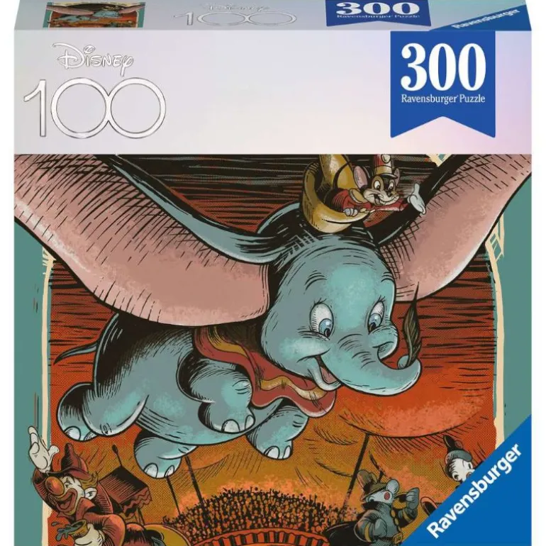 Ravensburger Puslespill 300 Brikker - Disney 100 år Dumbo