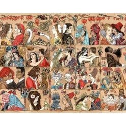 Ravensburger Puslespill 1500 Brikker - Kjærlighet Gjennom Tidene