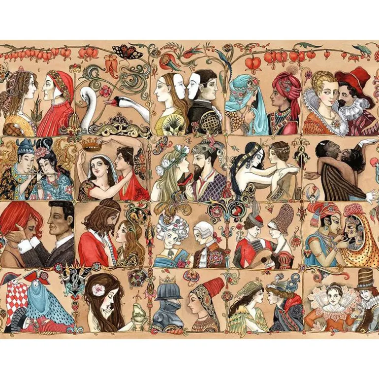 Ravensburger Puslespill 1500 Brikker - Kjærlighet Gjennom Tidene