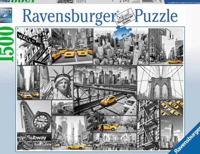 Ravensburger Puslespill 1500 Brikker - New York