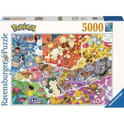 Ravensburger Puslespill 5000 Brikker - Pokémon Karakterer