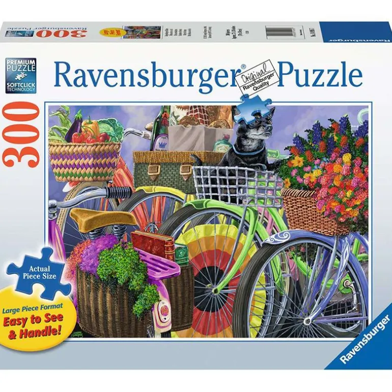 Ravensburger Puslespill 300 Brikker - Sykler