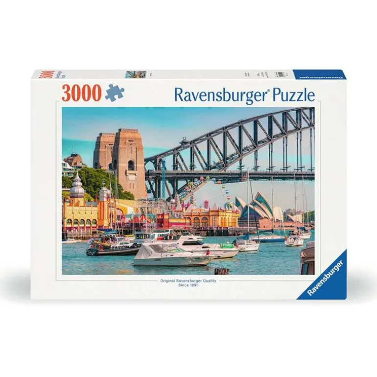 Ravensburger Puslespill 3000 Brikker - Sydney