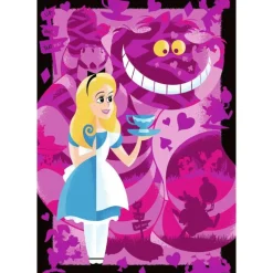 Ravensburger Puslespill 300 Brikker - Disney 100 år Alice i Eventyrland
