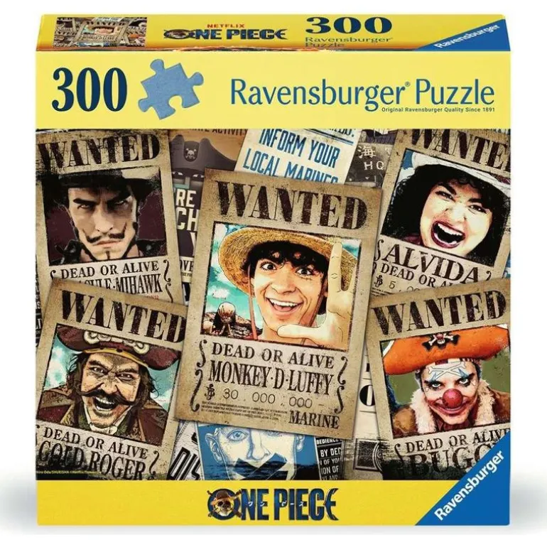 Ravensburger Puslespill 300 Brikker - One Piece: Wanted