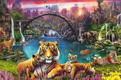 Ravensburger Puslespill 3000 Brikker - Tigrer i Paradis Lagune