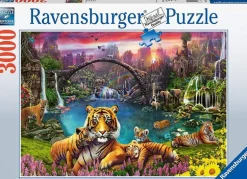 Ravensburger Puslespill 3000 Brikker - Tigrer i Paradis Lagune