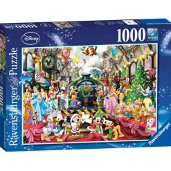 Ravensburger Puslespill 1000 Brikker - Alle om bord til Jul