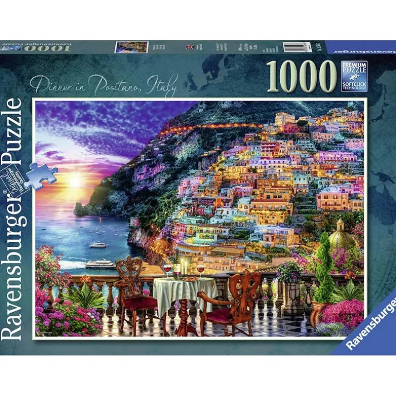 Ravensburger Puslespill 1000 Brikker - Dinner in Positano