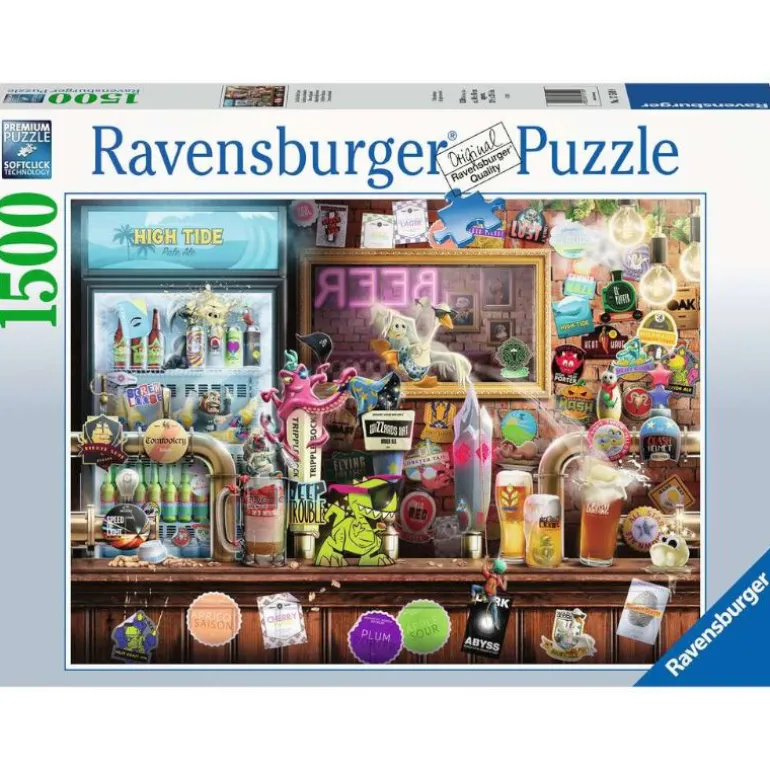 Ravensburger Puslespill 1500 Brikker - Craft Beer Bonanza