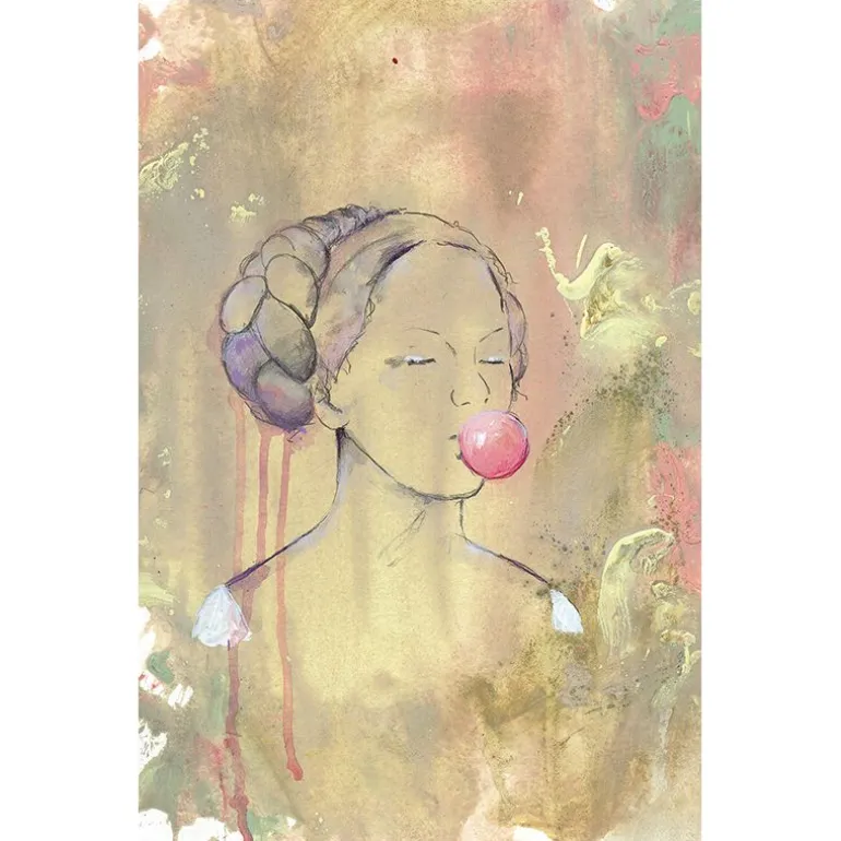 Ravensburger Puslespill 300 Brikker - Bubblegum Lady