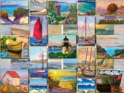 Ravensburger Puslespill 1500 Brikker - Coastal Collage