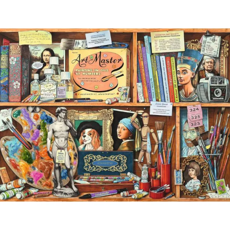 Ravensburger Puslespill 1000 Brikker - Artist Cabinet