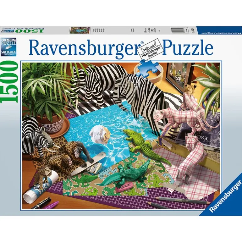 Ravensburger Puslespill 1500 Brikker - Origami Eventyr