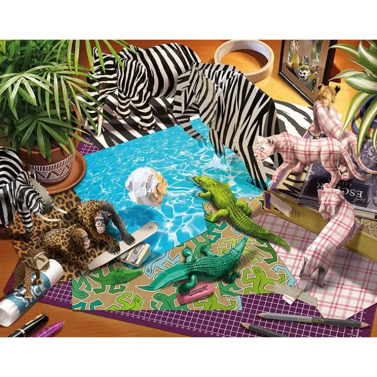 Ravensburger Puslespill 1500 Brikker - Origami Eventyr