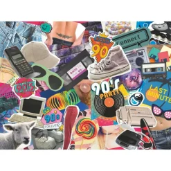 Ravensburger Puslespill 1000 Brikker - 90-Tallet
