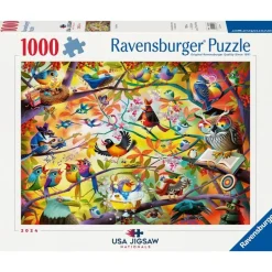 Ravensburger Puslespill 1000 Brikker - Travle fugler