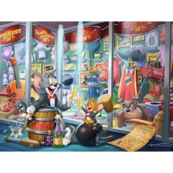 Ravensburger Puslespill 1000 Brikker - Tom & Jerry Hall Of Fame