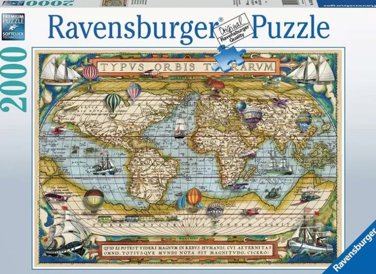 Ravensburger Puslespill 2000 Brikker - Around the World