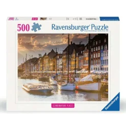 Ravensburger Puslespill 500 Brikker - Sunset In Copenhagen