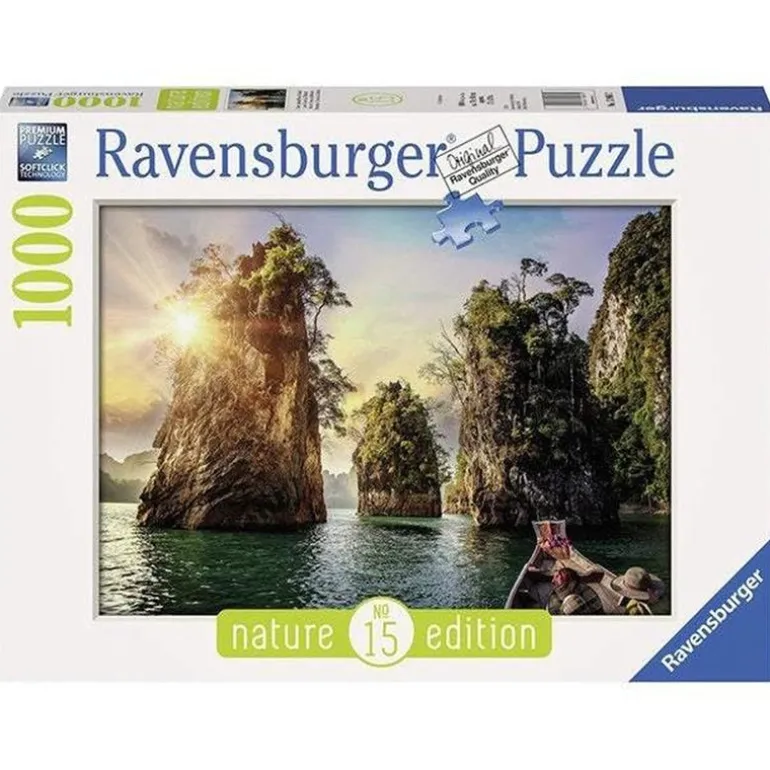 Ravensburger Puslespill 1000 Brikker - The Rocks in Cheow, Thailand