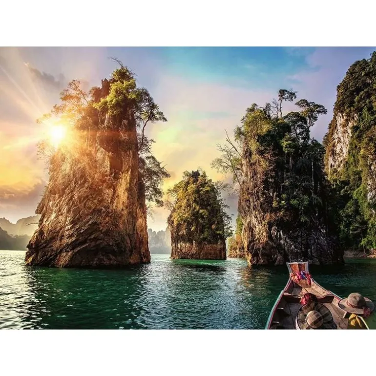 Ravensburger Puslespill 1000 Brikker - The Rocks in Cheow, Thailand
