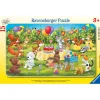 Ravensburger Puslespill 15 Brikker - Bursdagsselskap med dyr