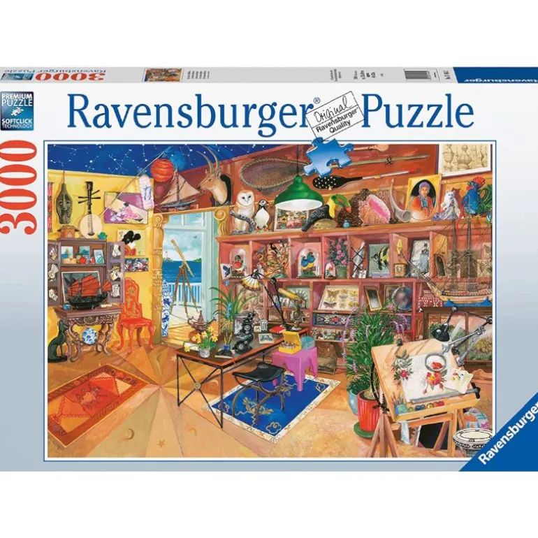 Ravensburger Puslespill 3000 Brikker - Den Nysjerrige Samlingen