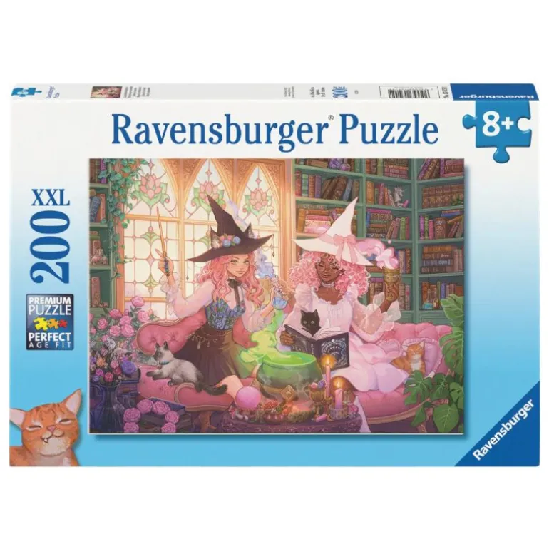 Ravensburger Puslespill 200XXL Brikker - Fortryllende Bibliotek