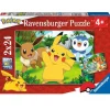 Ravensburger Puslespill 2x24 Brikker - Pokémon